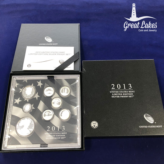 2013 Limited Edition Silver Proof Set ( With Box & CoA)
