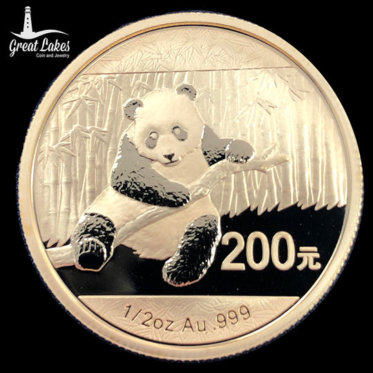 2014 1/2 oz Gold Panda (BU)