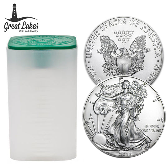 2015 1 oz American Silver Eagles (Tube of 20)