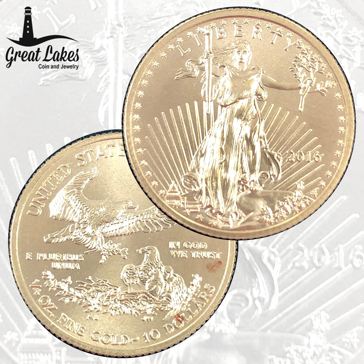 2016 1/4 oz American Gold Eagle (BU)