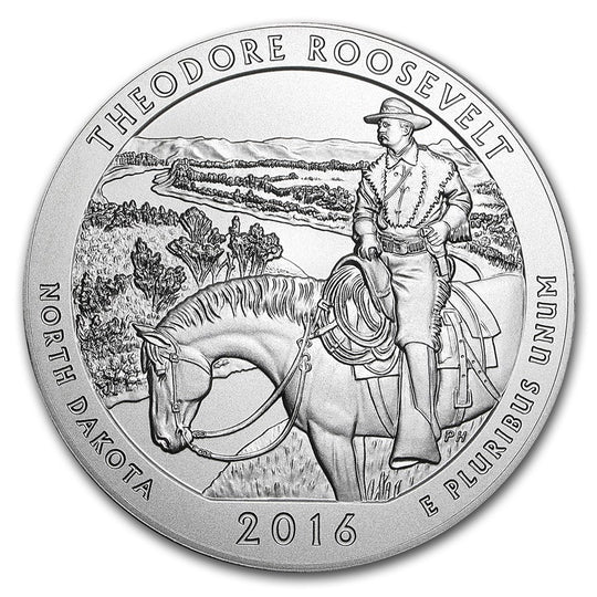 2016 America the Beautiful Theodore Roosevelt (With Box & CoA)