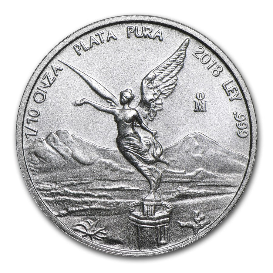 2018 Mexican 1/10 oz Silver Libertad (BU)