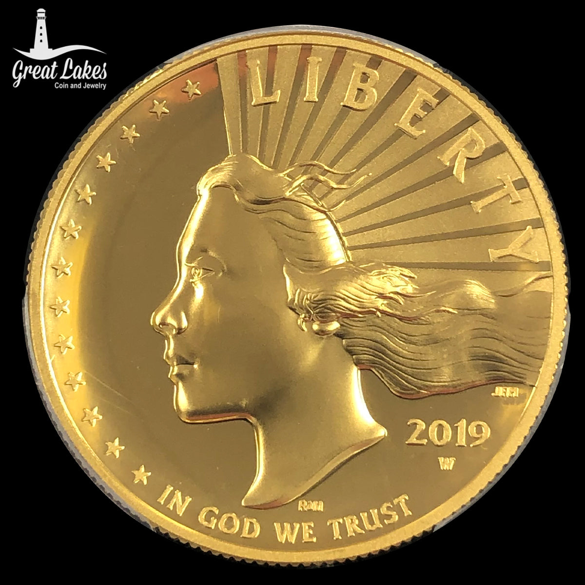 2019-W $100 Gold High Relief Liberty PCGS SP70PL Proof Like
