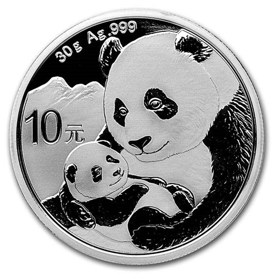 2019 Chinese 30 Gram Silver Panda