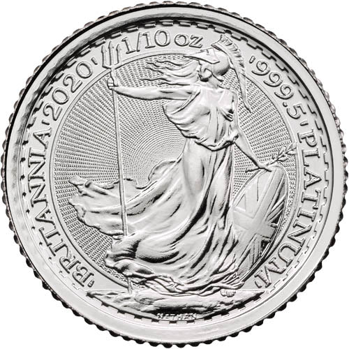 2020 1/10 oz Platinum Britannia BU