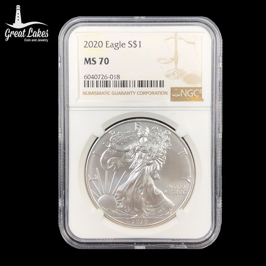 2020 1 oz American Silver Eagle NGC MS70