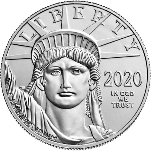 2020 1 oz American Platinum Eagle (BU) (4394537779223)