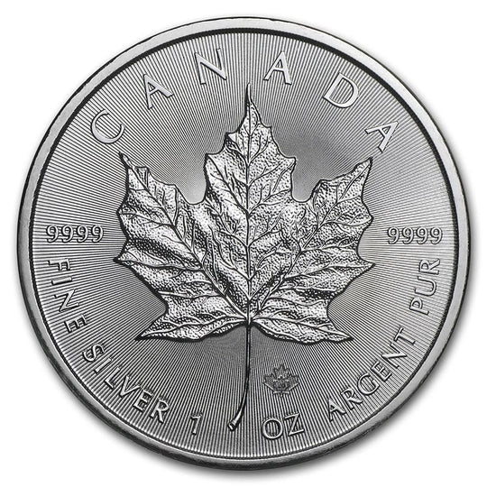 Canadian 1 oz Silver Maple (BU) (Random Year)