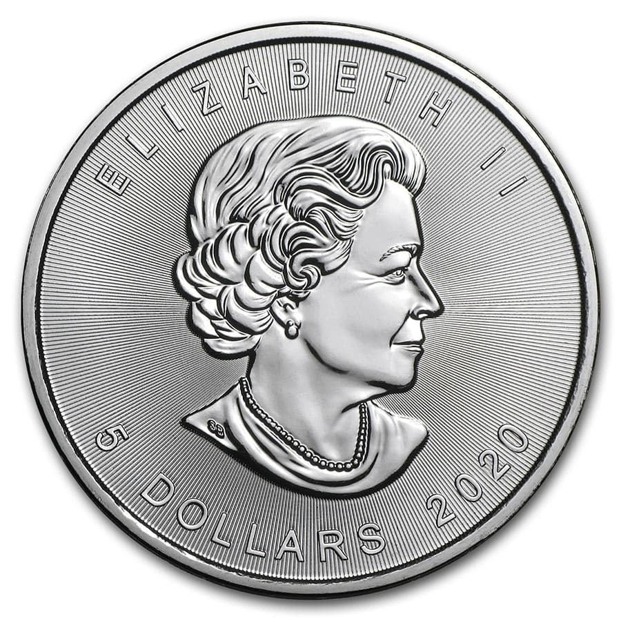 2020 1 oz Silver Canadian Maple (4374926458903)