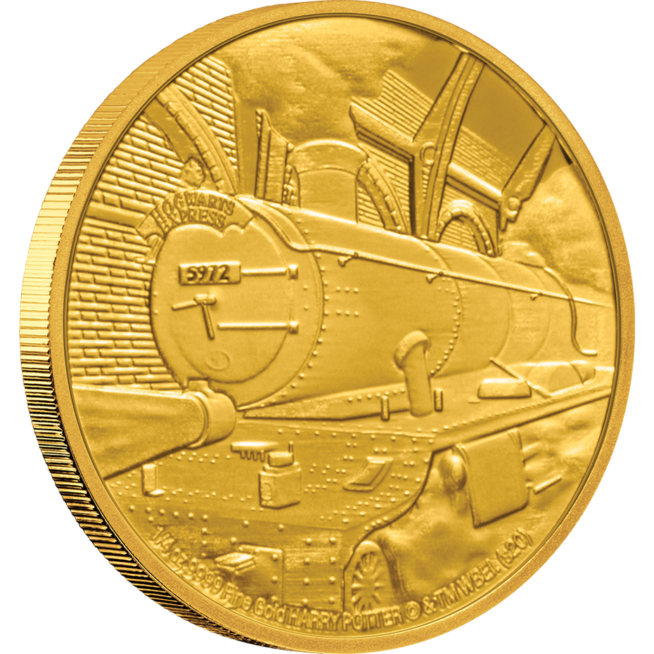 Niue Mint Harry Potter Hogwarts Express 1/4 oz Gold Coin