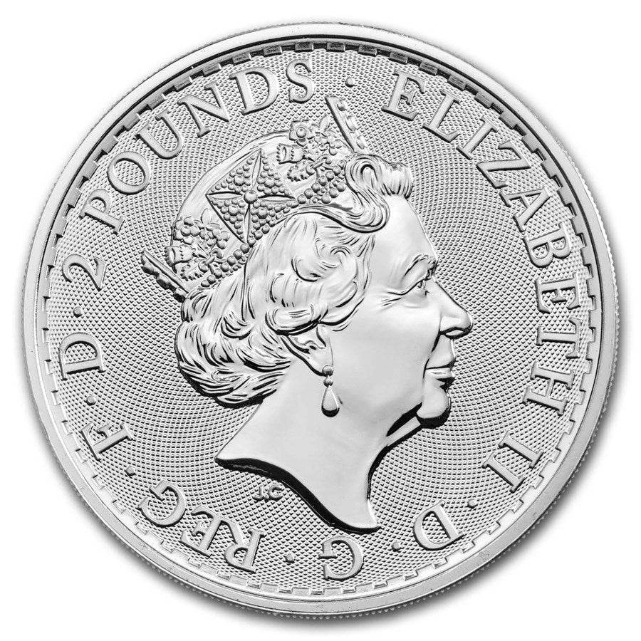British 1 oz Silver Britannia Off Quality (Random Year)