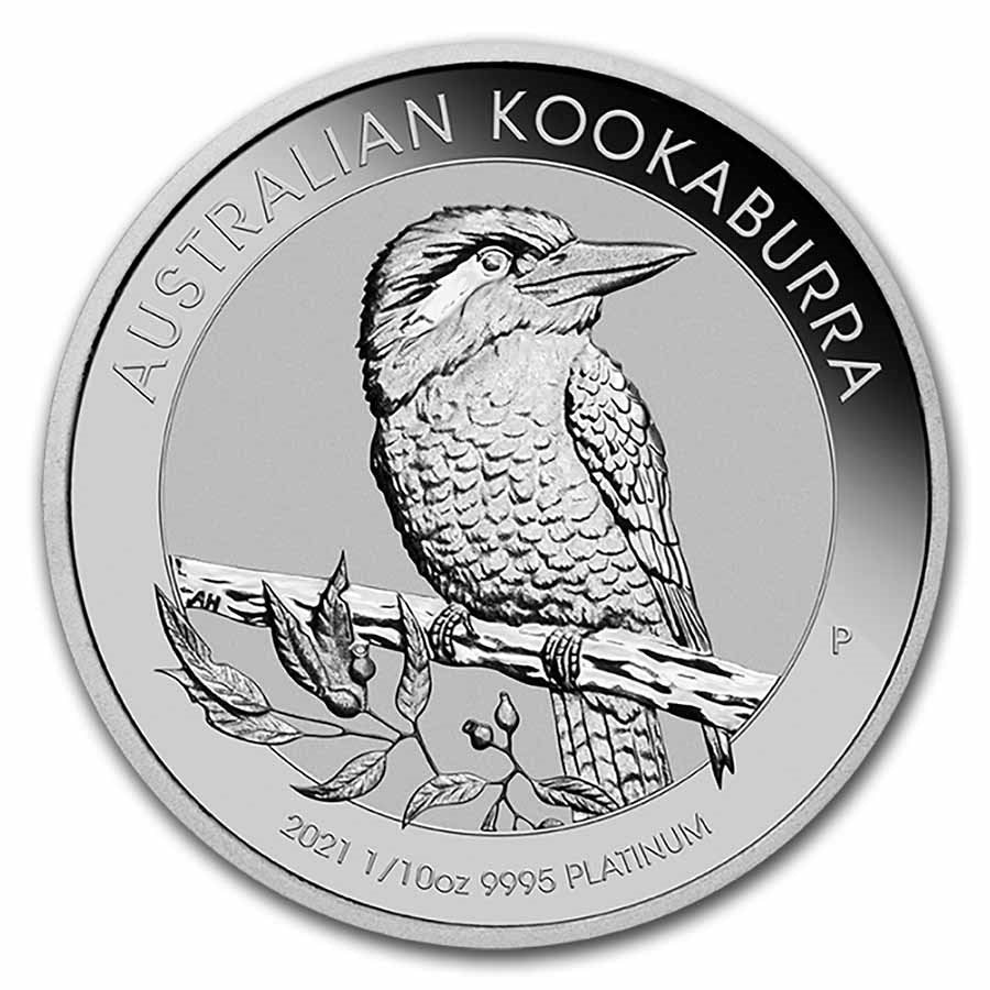2021 1/10 oz Australian Platinum Kookaburra (BU)
