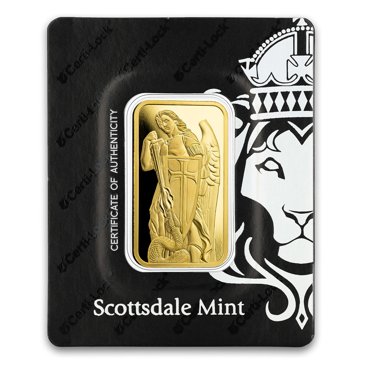 Scottsdale Mint PAMP Archangel Michael 1 oz Gold Bar