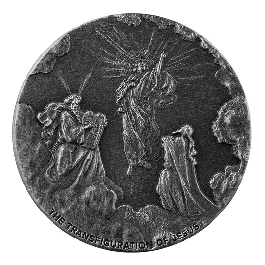 Scottsdale 2021 Biblical The Transfiguration of Jesus 2 oz Silver Coin