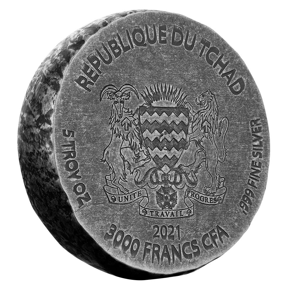 Scottsdale Mint 2021 Republic of Chad 5 oz Silver Anubis (BU)