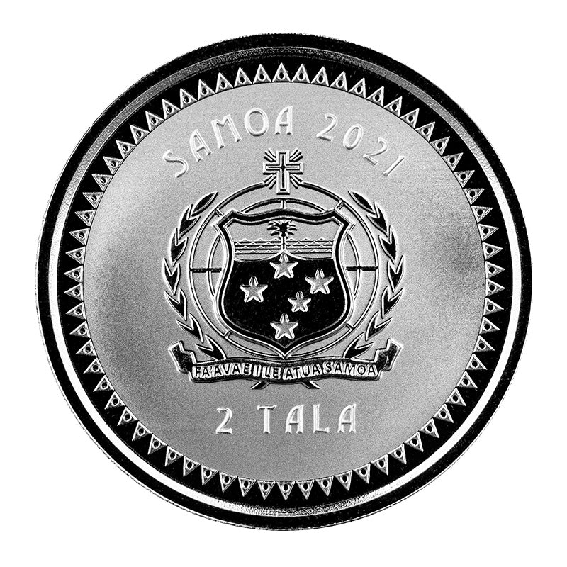 Scottsdale Mint 2021 Samoa Pacific Mermaid 1 oz Silver Coin