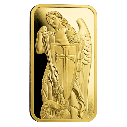 Scottsdale Mint PAMP Archangel Michael 1 oz Gold Bar | MI