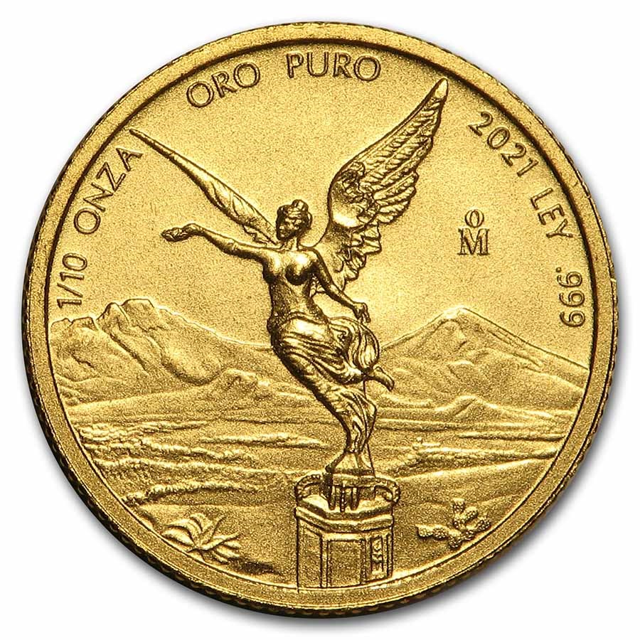2021 Mexican 1/10 oz Gold Libertad (BU)