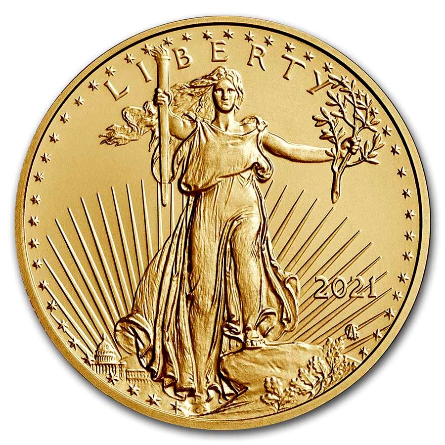 2021 1/4 oz American Gold Eagle BU (Type 2)