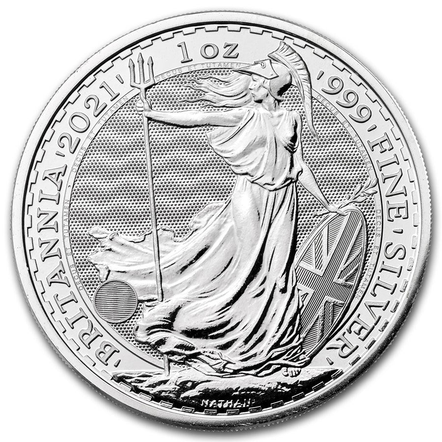 2021 Great Britain 1 oz Silver Britannia (BU)