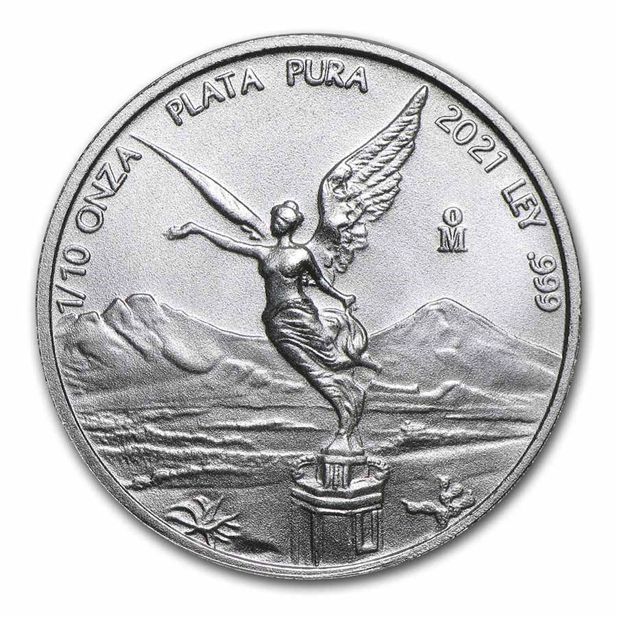 2021 Mexican 1/10 oz Silver Libertad (BU)
