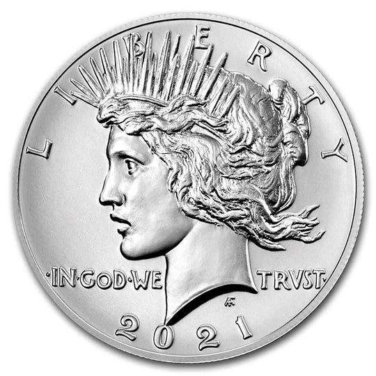 2021 Peace Silver Dollar (with Box & CoA)