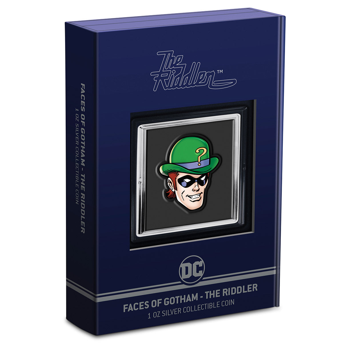 Niue Mint 2022 Faces of Gotham The Riddler 1 oz Silver Coin