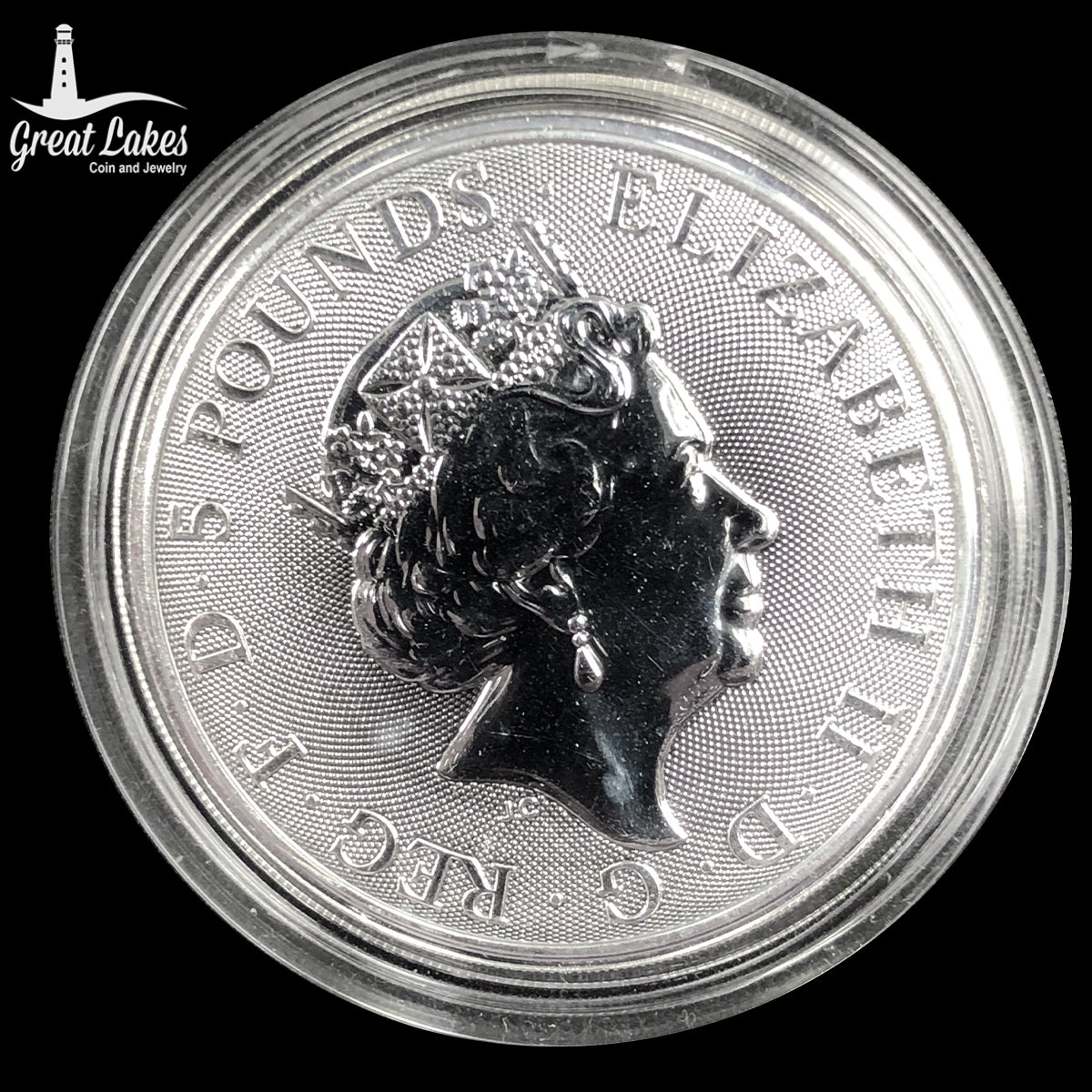 2022 2 oz Tudor Beasts Lion of England