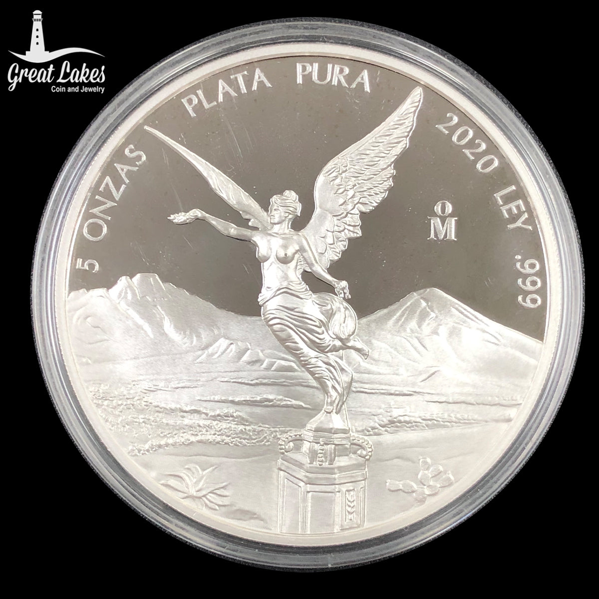 2020 5 oz Proof Silver Libertad (In Cap)