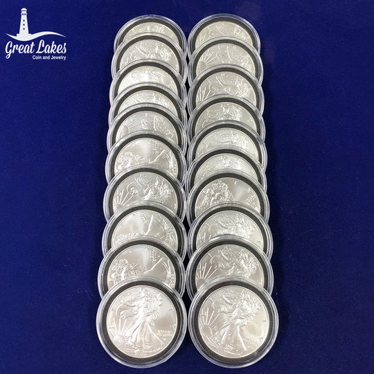2022 1 oz American Silver Eagle (BU) (In Caps)