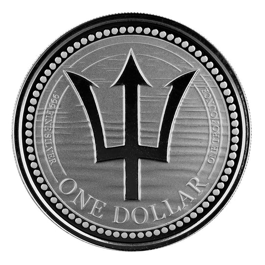 Scottsdale Mint 2022 1 oz Barbados Silver Trident (BU)