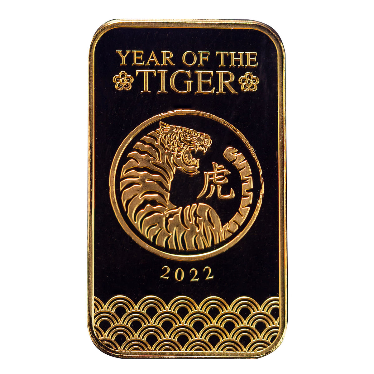 Scottsdale Mint 2022 Year of the Tiger 1 oz Gold Bar