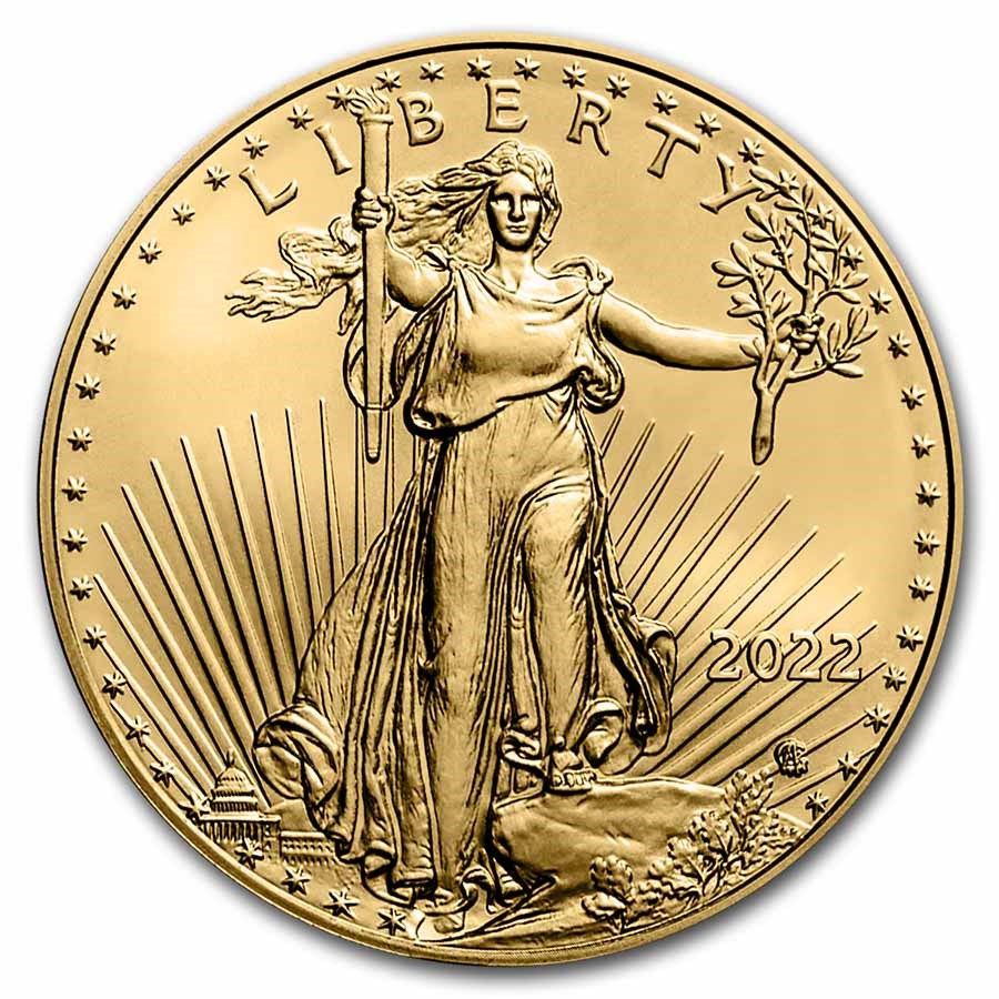 2022 1/10 oz American Gold Eagle (BU)
