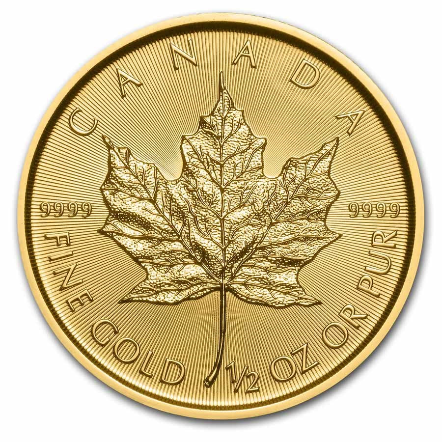 2022 Canadian 1/2 oz Gold Maple (BU)