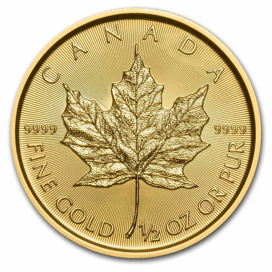 2022 Canadian 1/2 oz Gold Maple (BU)