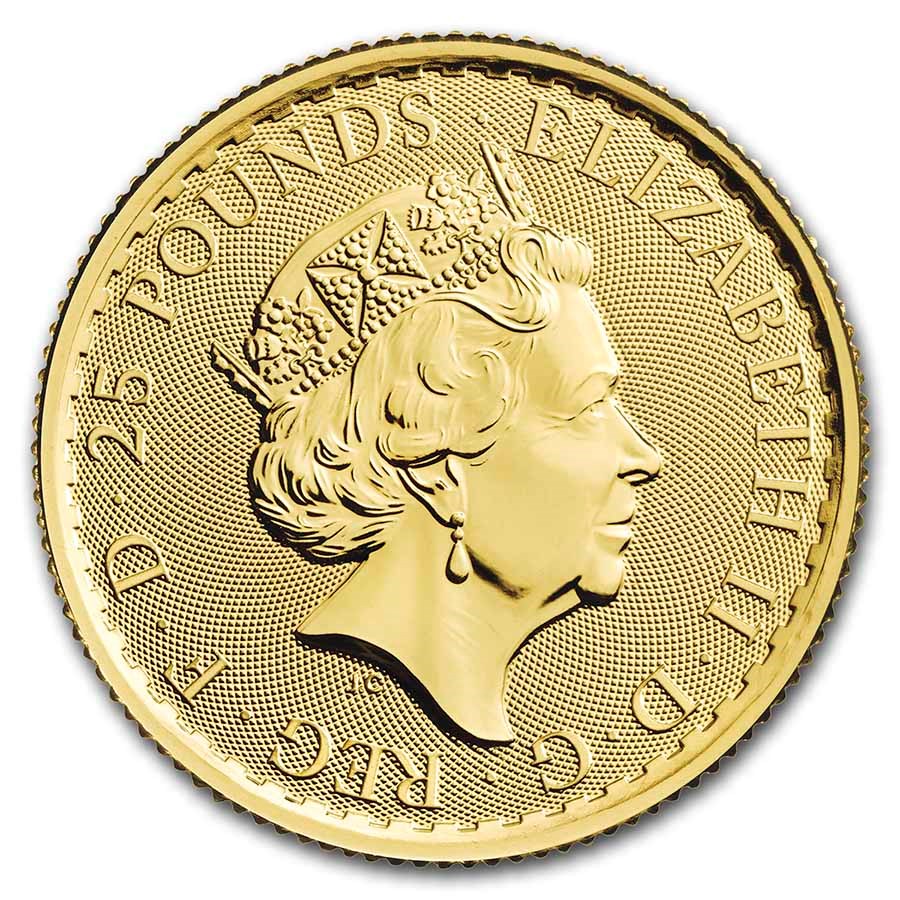 2022 British 1/4 oz Gold Britannia (BU)