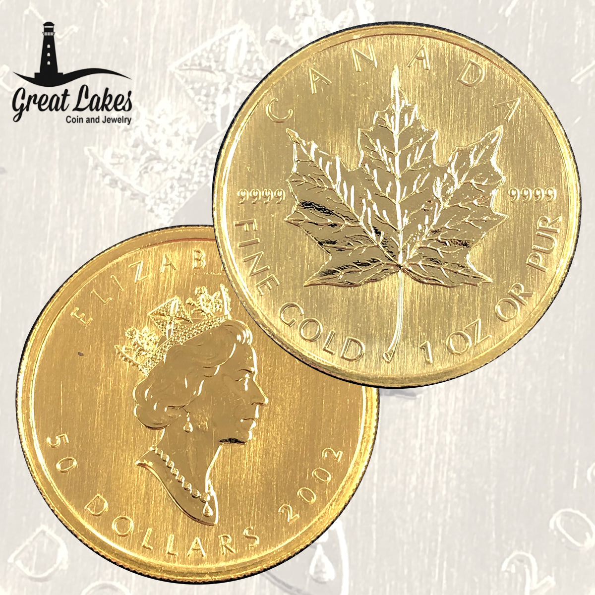 2002 Canadian 1 oz Gold Maple