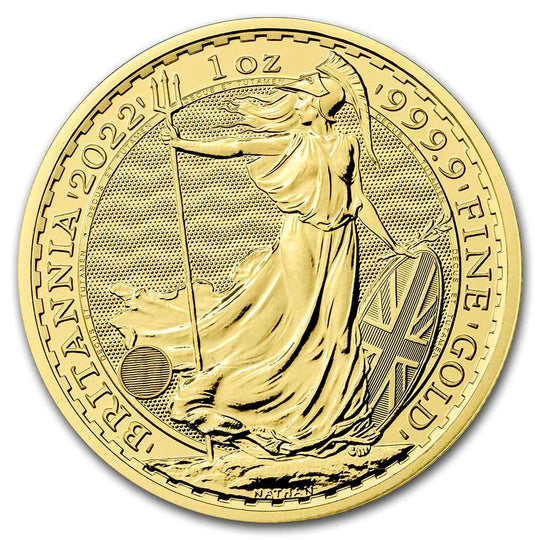 2022 British 1 oz Gold Britannia (BU)