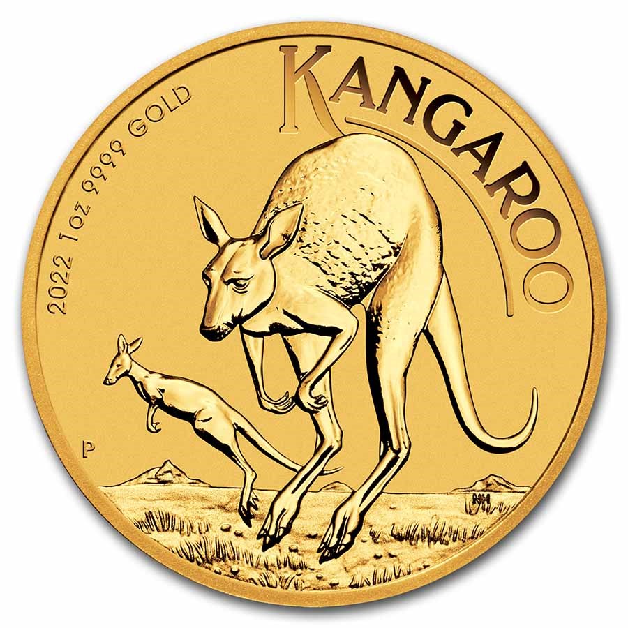 2022 1 oz Australian Gold Kangaroo (BU) | MI