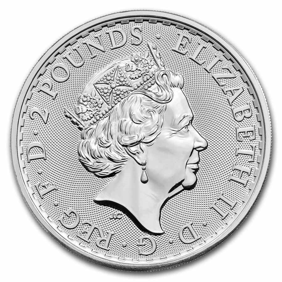 2022 1 oz British Silver Britannia Coin (Off Quality) (Grading Rejects)