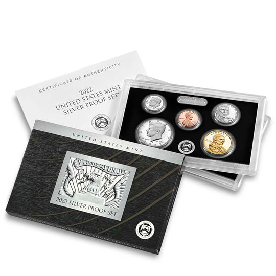2022 U.S. Silver Proof Coin Set (with Box & CoA)