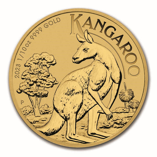 2023 Australian 1/10 oz Gold Kangaroo (BU)