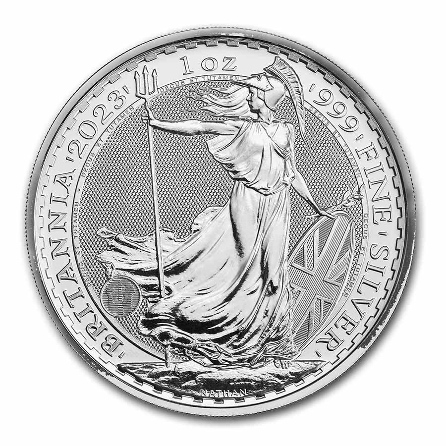 2023 British 1 oz Silver Britannia Type 2 (BU)