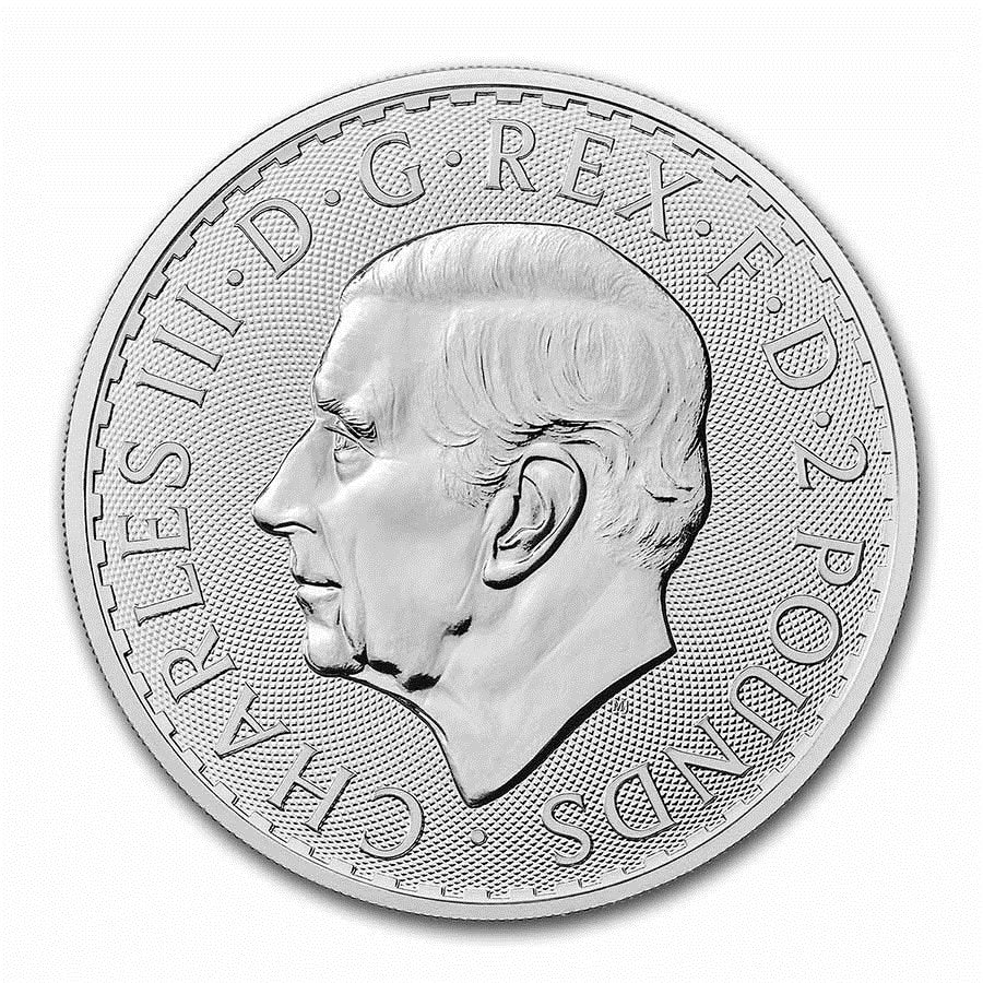 2023 British 1 oz Silver Britannia Type 2 (BU)