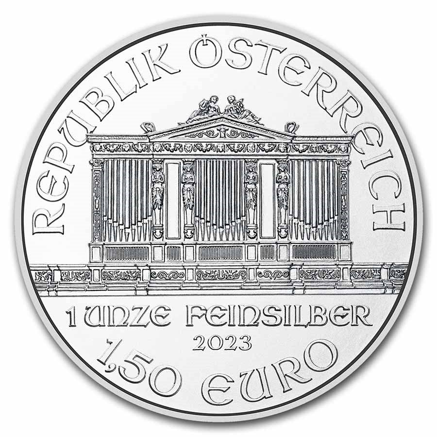 2023 Austrian 1 oz Silver Philharmonics (BU)