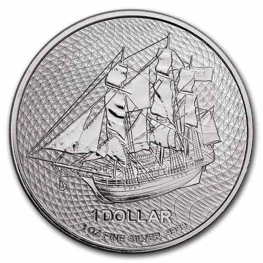 2023 Cook Islands Bounty 1 oz Silver (BU)
