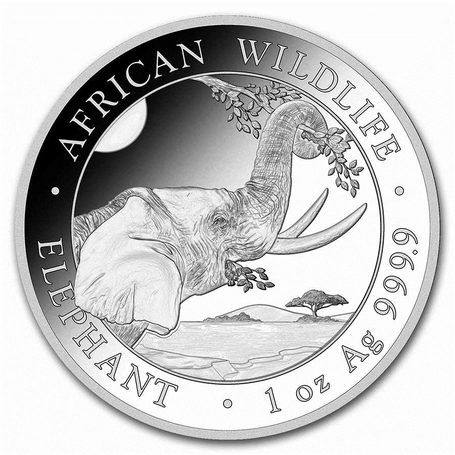2023 Somalian 1 oz Silver Elephant (BU)