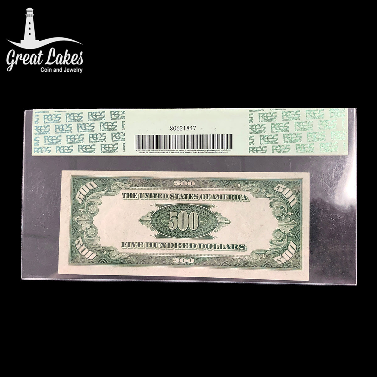 Fr. 2202m-L 1934 A $500 Mule Federal Reserve Note (PMG 50PPQ)