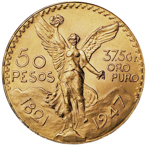 50 Peso Mexican Gold Coin (Random)