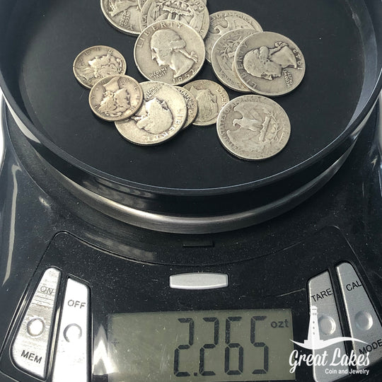90% Silver Slicks / Damaged Coins (2.265 Troy Oz)